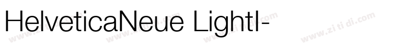 HelveticaNeue LightI字体转换